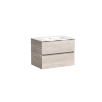 Тумба подвесная SANCOS Urban 690х450х550, c двумя ящиками оснащенными доводчиками, дуб галифакс натуральный , арт. UR70EG