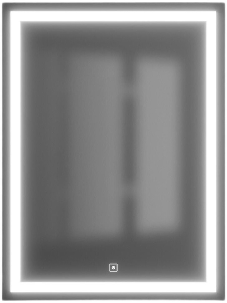 Зеркало для ванной с подсветкой Uperwood Tanos 60х80 см, прямоугольное, сенсор/антизапотевание/без рамы