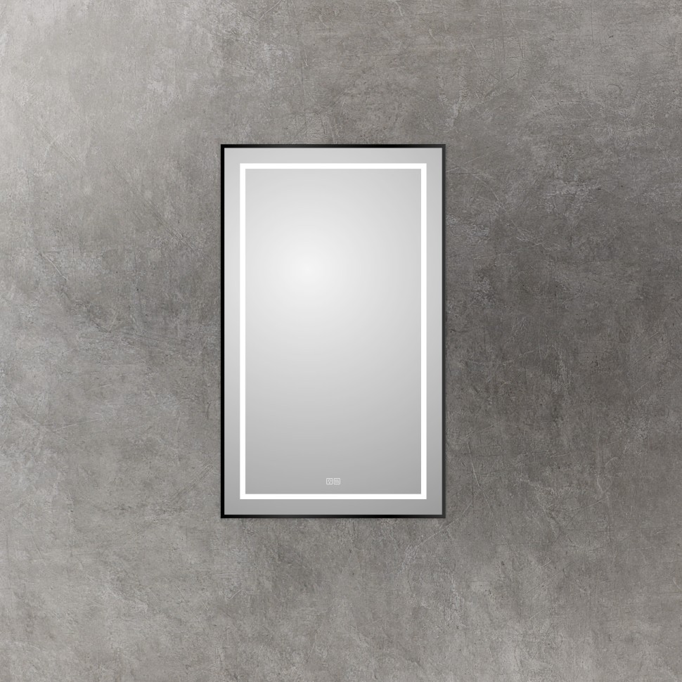 Зеркало BelBagno SPC-KRAFT-600-1000-LED-TCH-WARM-NERO