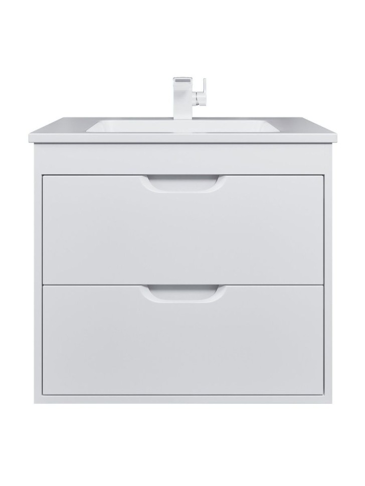 Тумба под раковину для ванной подвесная Uperwood Modul 61х44,4х55 см, белаяатовая