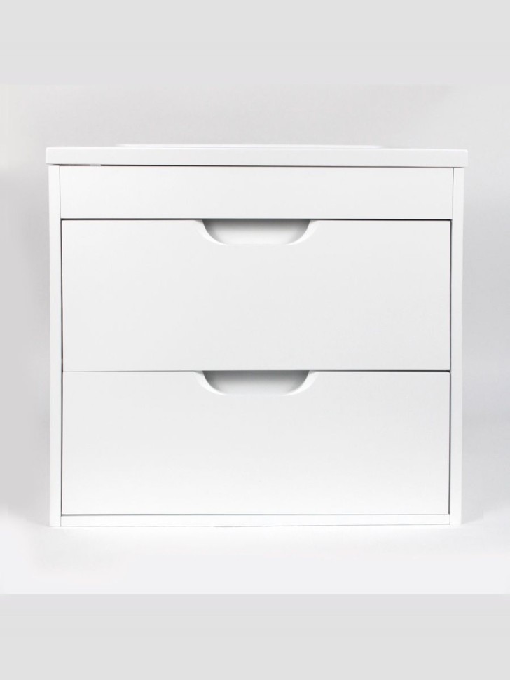 Тумба под раковину для ванной подвесная Uperwood Modul 61х44,4х55 см, белаяатовая