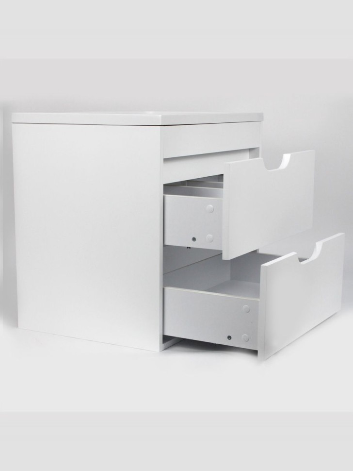 Тумба под раковину для ванной подвесная Uperwood Modul 61х44,4х55 см, белаяатовая