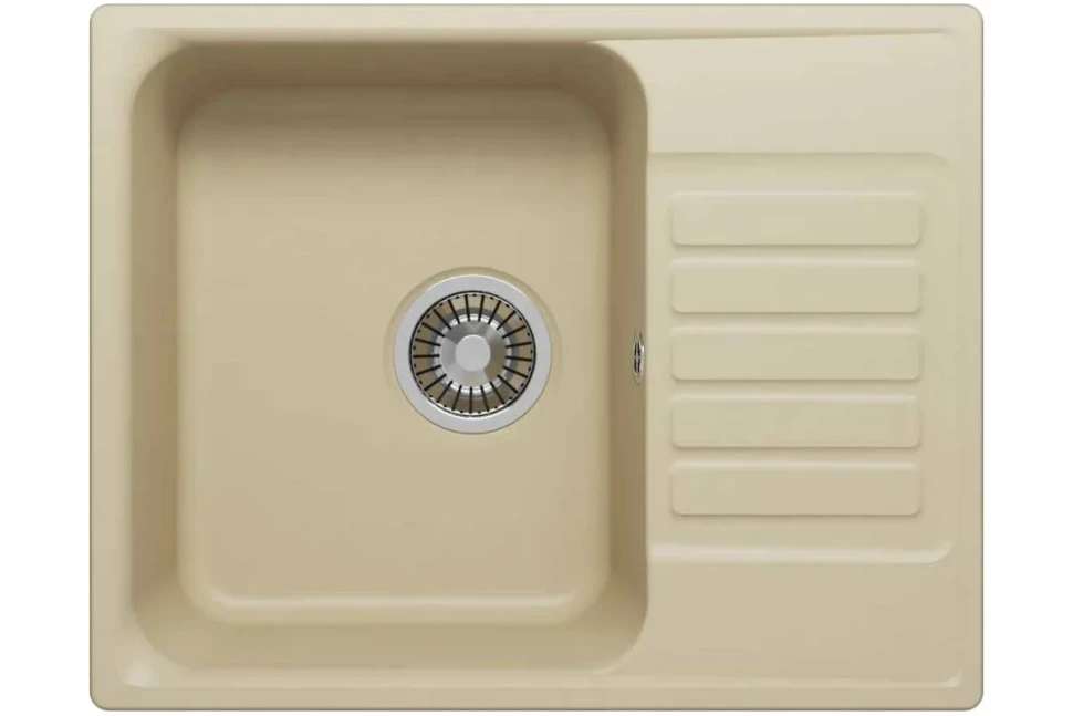 Кухонная мойка из искусственного камня Uperwood UPD-202, прямоугольная, цвет лён
