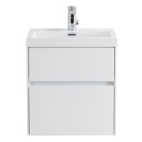 База под раковину подвесная BelBagno PIETRA MINI-500AS-2C-SO-BL Bianco Lucido