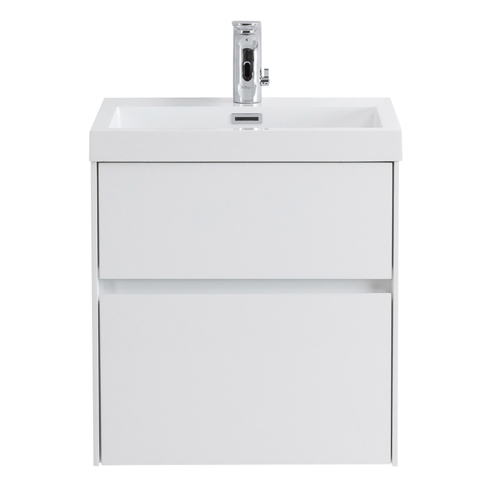 База под раковину подвесная BelBagno PIETRA MINI-500AS-2C-SO-BL Bianco Lucido