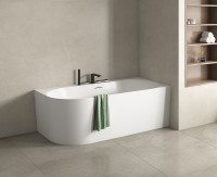 Ванна акриловая Vincea VBT-704-1800-R, 1800*800*585, цвет белый, правая, щелевой перелив, слив белый