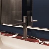 Смеситель для раковины Domus VBF-5DM01GM, вороненая сталь