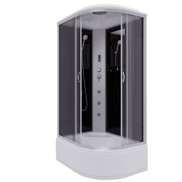 Душевая кабина Niagara Classic NG-2510-14LF (120х80х215) высокий поддон(40см),стекло тонированное,4 места