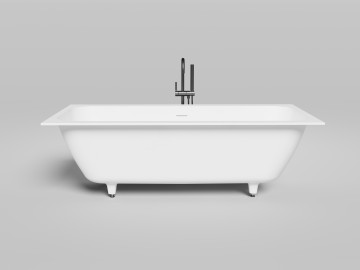Ванна встраиваемая ORLANDA AXSIS KIT 180x80 покраска по RAL полностью S-Stone Матовое