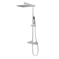 Душевая стойка GRB KALA 60445693TLC термостатическая без излива, никель  