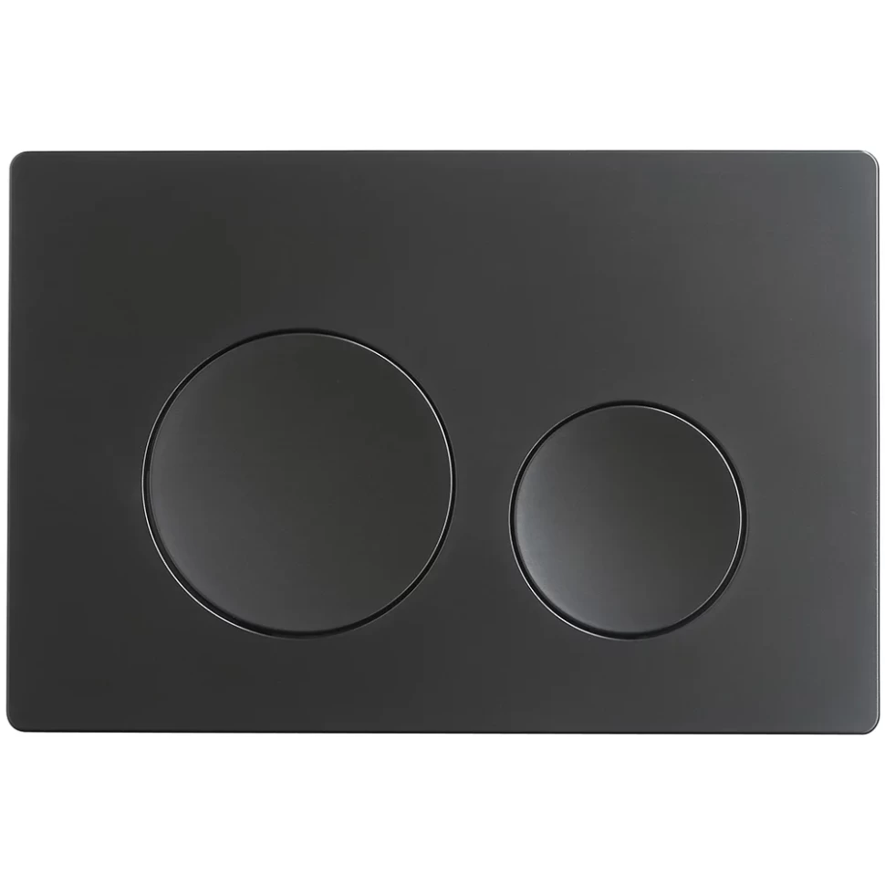 Кнопка смыва Veconi FLUSH V2, чёрный матовый