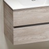 Тумба подвесная SANCOS Urban 790х450х550, c двумя ящиками оснащенными доводчиками, дуб галифакс натуральный , арт. UR80EG