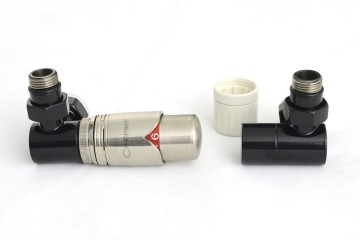 Автоматический терморегулятор 3D левый (G 1/2" НР х G 3/4" НГ)
