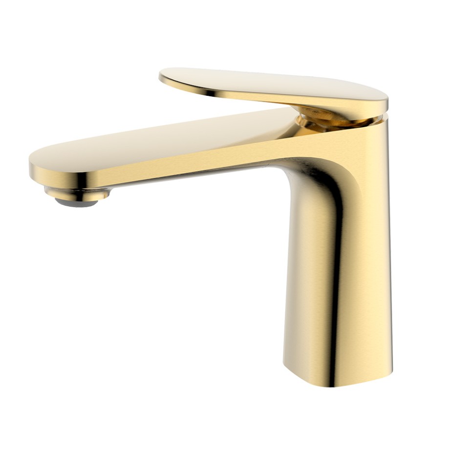 AQM6710BG Imola Смеситель для раковины, без донного клапана, Brushed gold