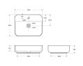 Накладная раковина BelBagno BB1321