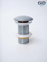 Донный клапан Gid без перелива Gmh100 74401K серый матовый 7x7x10