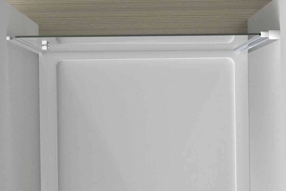 Душевая дверь Alpha VDP-3AL850CL , хром, стекло прозрачное
