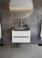 Раковина для ванной Uperwood Geo 70 см, графит