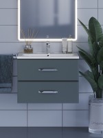 Тумба под раковину Uperwood Foster 70 см, серый графит