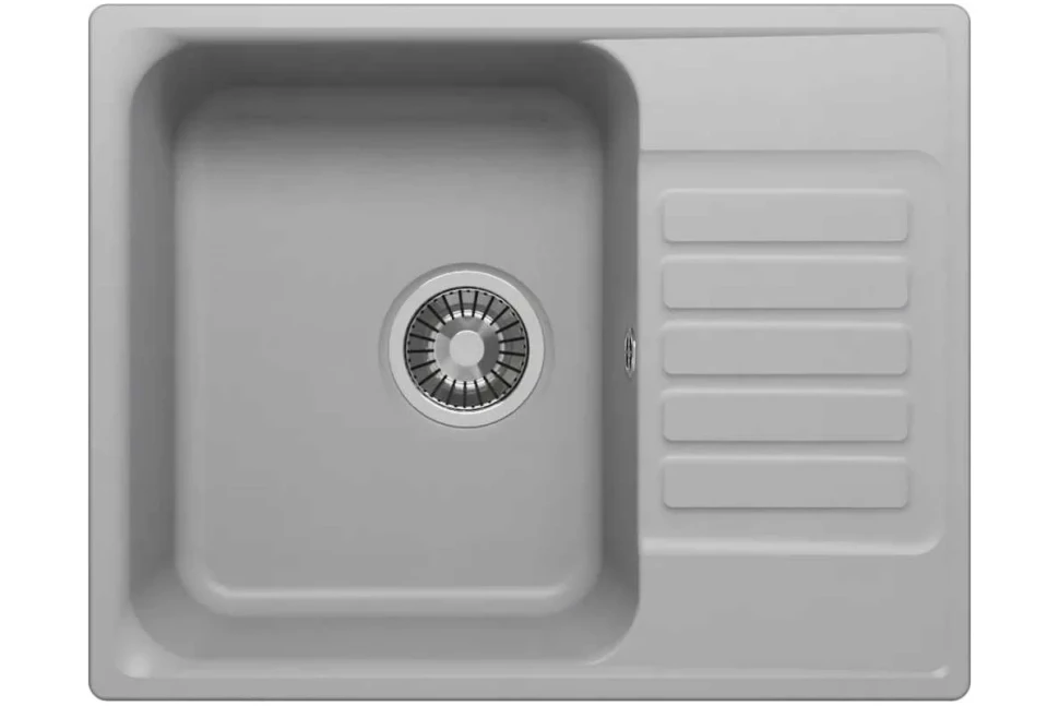 Кухонная мойка из искусственного камня Uperwood UPD-202, прямоугольная, цвет дым