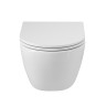 Унитаз подвесной безободковый с сиденьем CEZARES RELAX CZR-38088-49-TH-TOR/SC