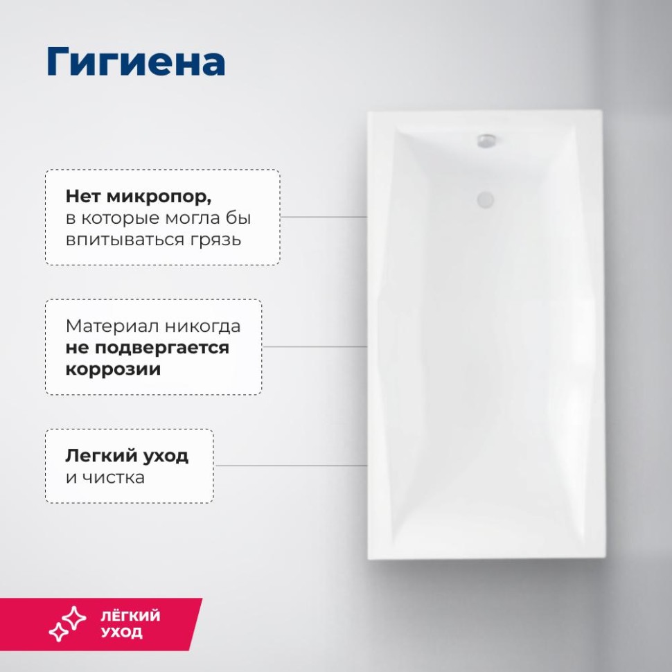 Акриловая ванна Aquanet Vega 190x100 (с каркасом)