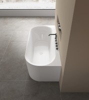 Ванна акриловая Vincea VBT-703-1800, 1800*800*585, цвет белый, щелевой перелив, слив белый