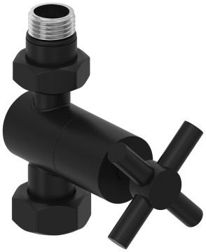 Вентиль прямой крест (G 1/2" НР х G 3/4" НГ)