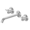 Смеситель ABBER Wasser Kreis 316 AF81123BST-L для раковины скрытого монтажа, брашированная сталь
