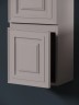 Шкаф-пенал SANCOS Very подвесной левый, Doha Soft , 350х300х1600 мм, арт. PVR35LSM