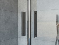 Душевая дверь Garda VDS-1G2170CL, 1700, хром, стекло прозрачное