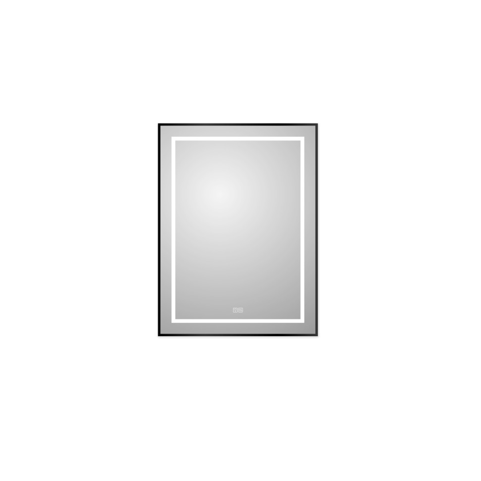 Зеркало BelBagno SPC-KRAFT-600-800-LED-TCH-WARM-NERO