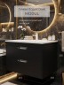 Тумба под раковину для ванной подвесная Uperwood Modul 61х44,4х55 см, чернаяатовая