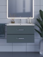 Тумба под раковину Uperwood Foster 80 см, серый графит