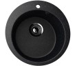 Кухонная мойка из искусственного камня Uperwood Симпл (Simple) UPD-304-308, черная