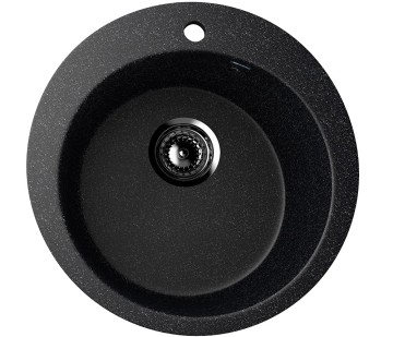 Кухонная мойка из искусственного камня Uperwood Симпл (Simple) UPD-304-308, черная