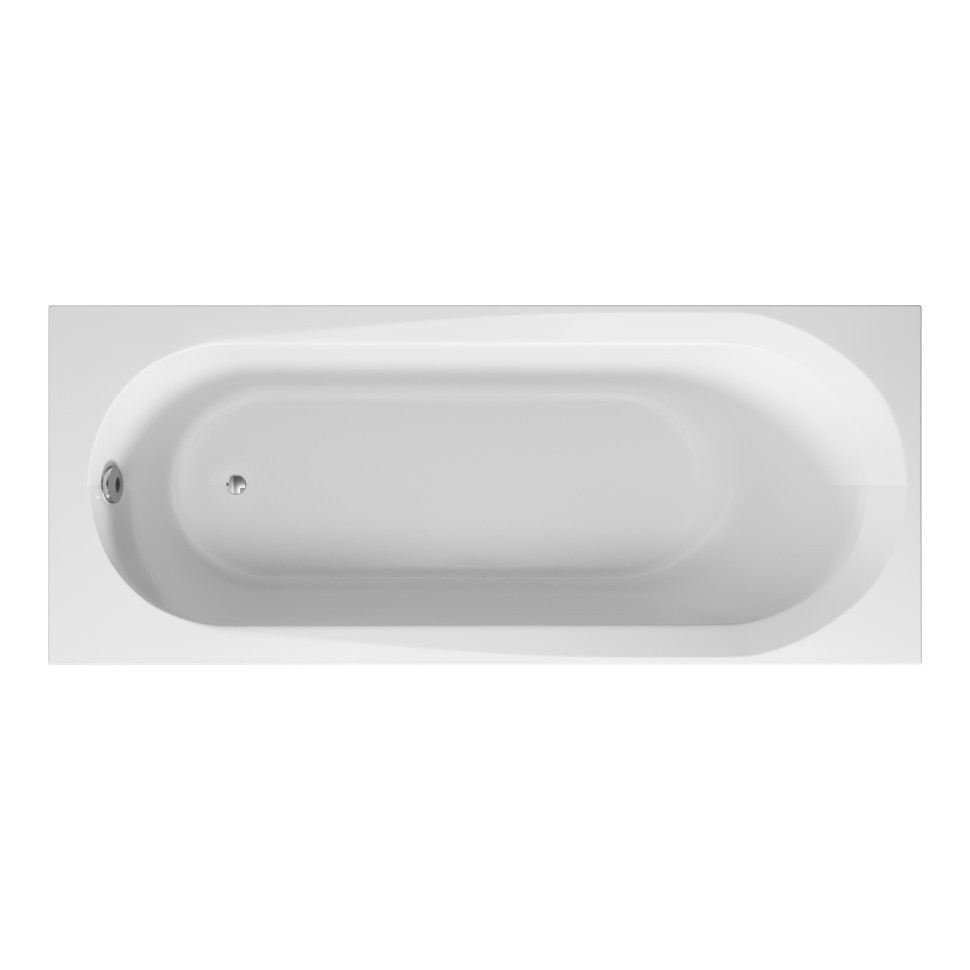 Ванна акриловая Vincea VBT-2B170-LG с ножками 1700*700*480, пристенная, цвет белый