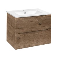 База под керамическую раковину Mia 700 подвесная, 2 выкатных ящика soft close, V.Oak