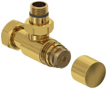 Вентиль угловой под шестигранник (G 1/2" НР х G 3/4" НГ)
