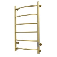 Полотенцесушитель электрический Оттимо Рикурва 1350080GBR6EN 50*80 диммер R, золото брашированное  