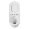 Унитаз подвесной безободковый с сиденьем CEZARES RELAX CZR-3806-53-TH-TOR/SC