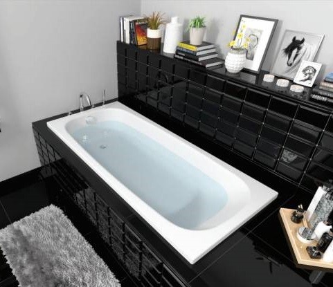 Ванна BERGES акриловая NELU 170x75 с каркасом
