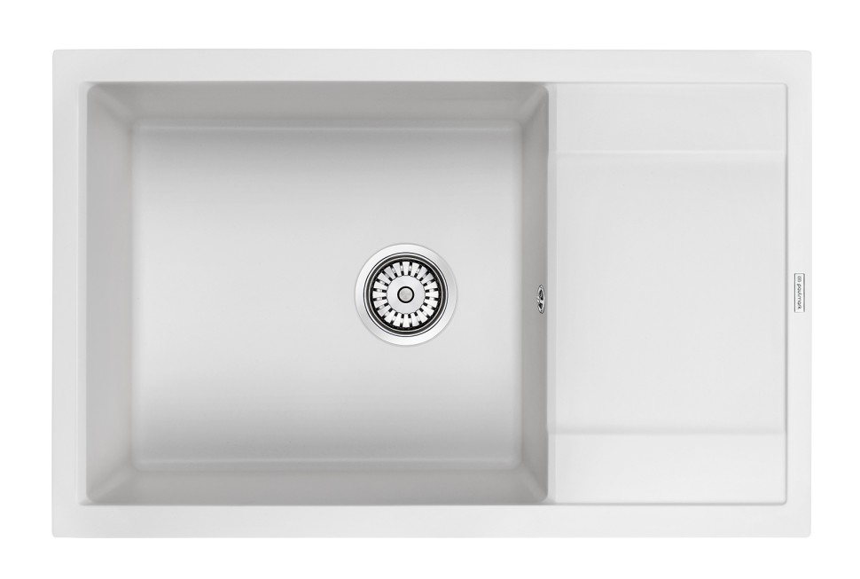 Мойка FLUGEN 60, IT-GRANIT, PM317850-WH, белый, 780х500 мм, Paulmark
