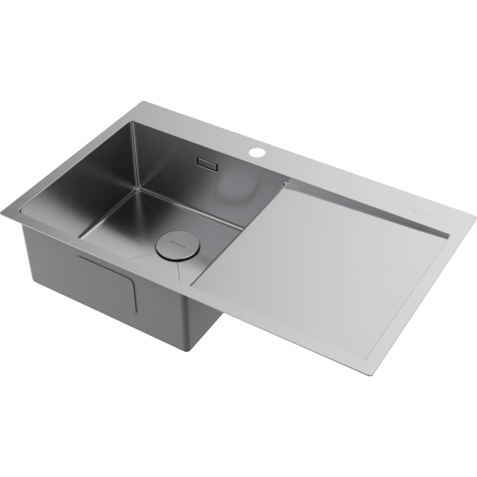 Кухонная мойка Omoikiri Akisame 86-L-IN нерж. сталь/нержавеющая сталь