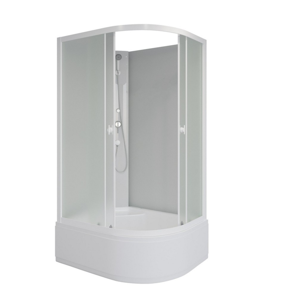Душевая кабина Niagara Promo P90/80/40L/MT/BK (90х80х195) 4 места