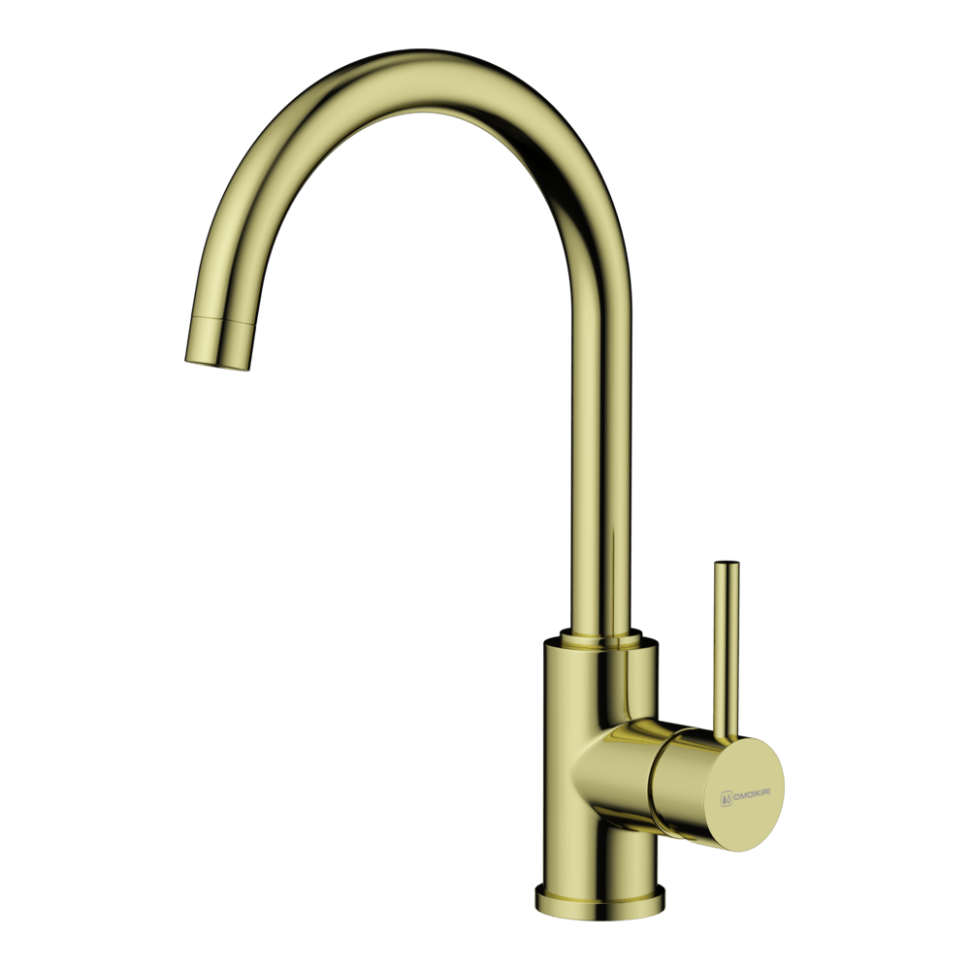 Смеситель для кухни Omoikiri Shinagawa-LG латунь/светлое золото