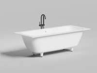 Ванна встраиваемая ORLANDA AXIS 190x80 S-Sense Матовое