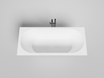 Ванна встраиваемая ORNELLA AXIS KIT 170x75 S-Sense Глянцевое
