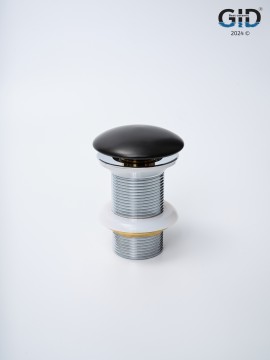 Донный клапан Gid без перелива Blm100 74402K черный матовый 7x7x10