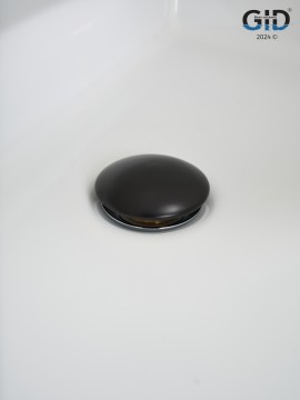 Донный клапан Gid без перелива Blm100 74402K черный матовый 7x7x10
